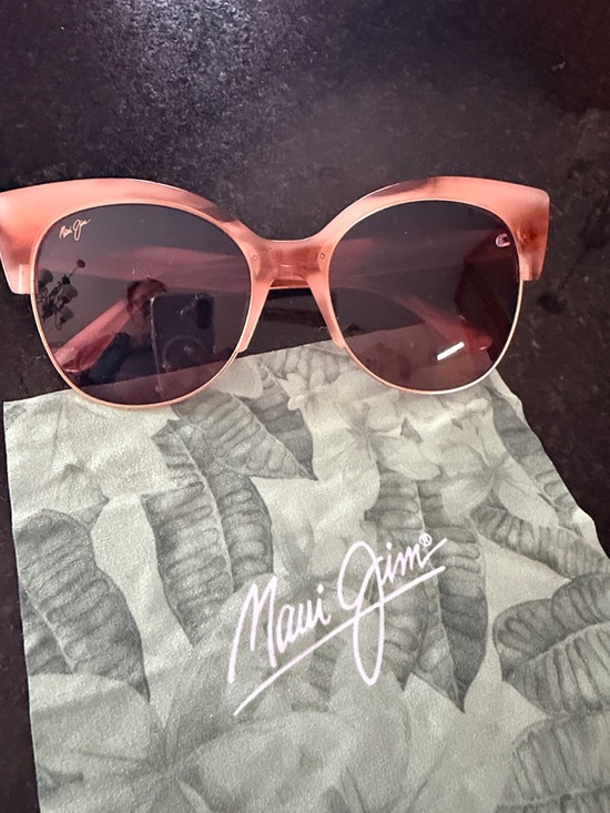 Maui Jim Pink Cat-Eye Sunglasses with Rose-Tinted Lenses main image 6